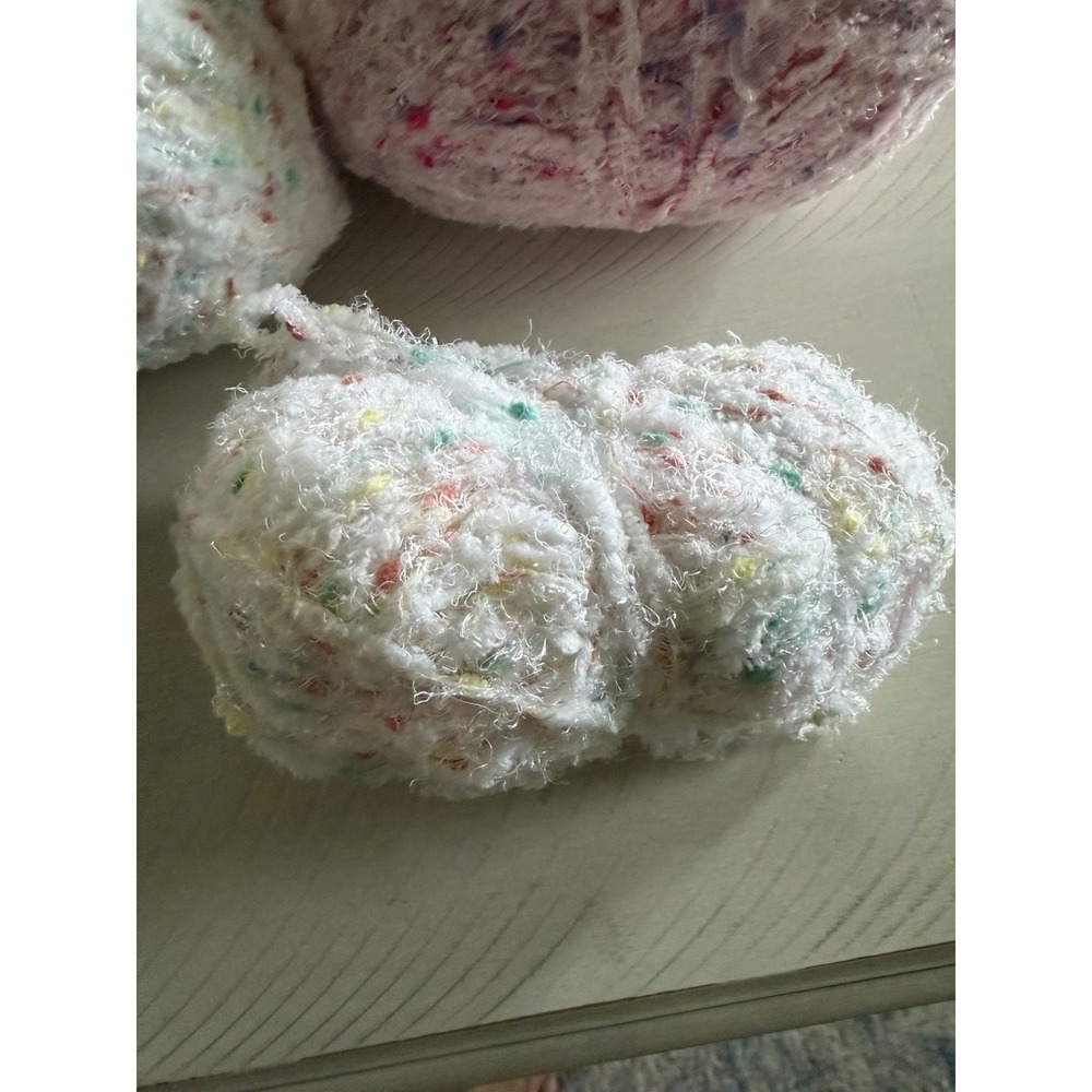 2 Skeins Loops & Threads Cozy Boucle Yarn in "Circus" - Discontinued - Picture 5 of 6